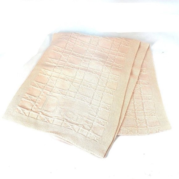 Auth Dior Cannage Scarf wool pink - Picture 1 of 10